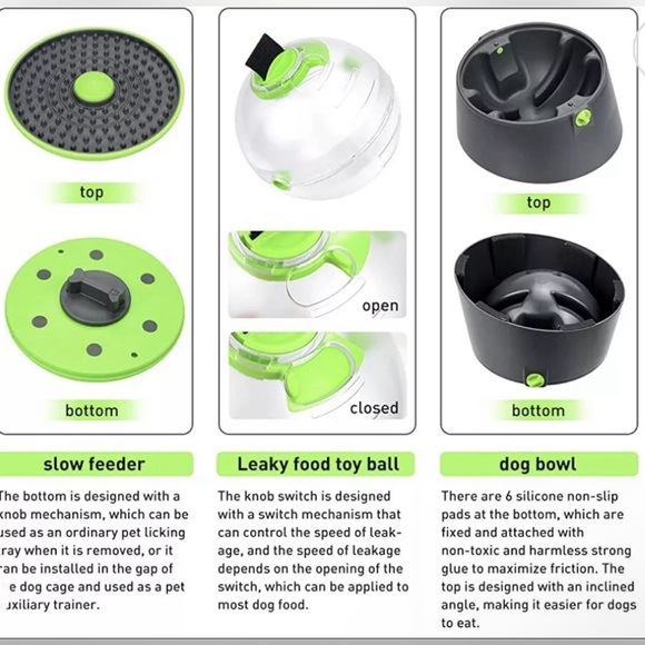 Multi Purpose Dog Feeder Toy For Slow Feeding Animal Training New NIB - Picture 9 of 12